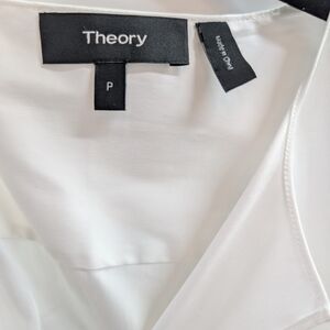 Theory White Blouse